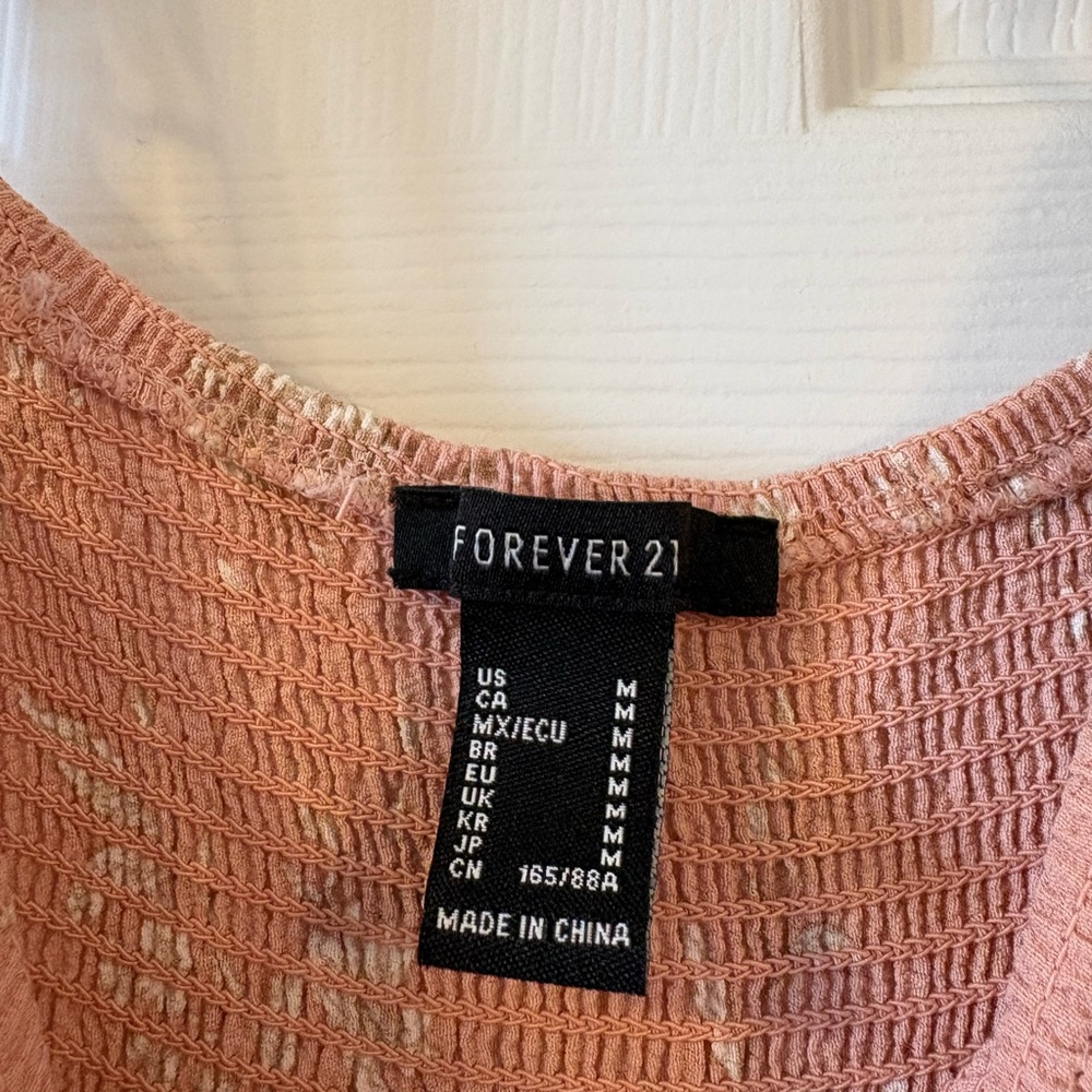 Forever 21 Dusty Rose Floral Maxi Dress - Picture 2 of 2